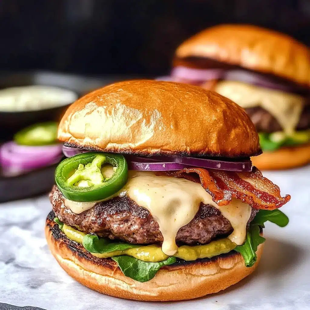 Queso Burgers Recipe - Recipe Image