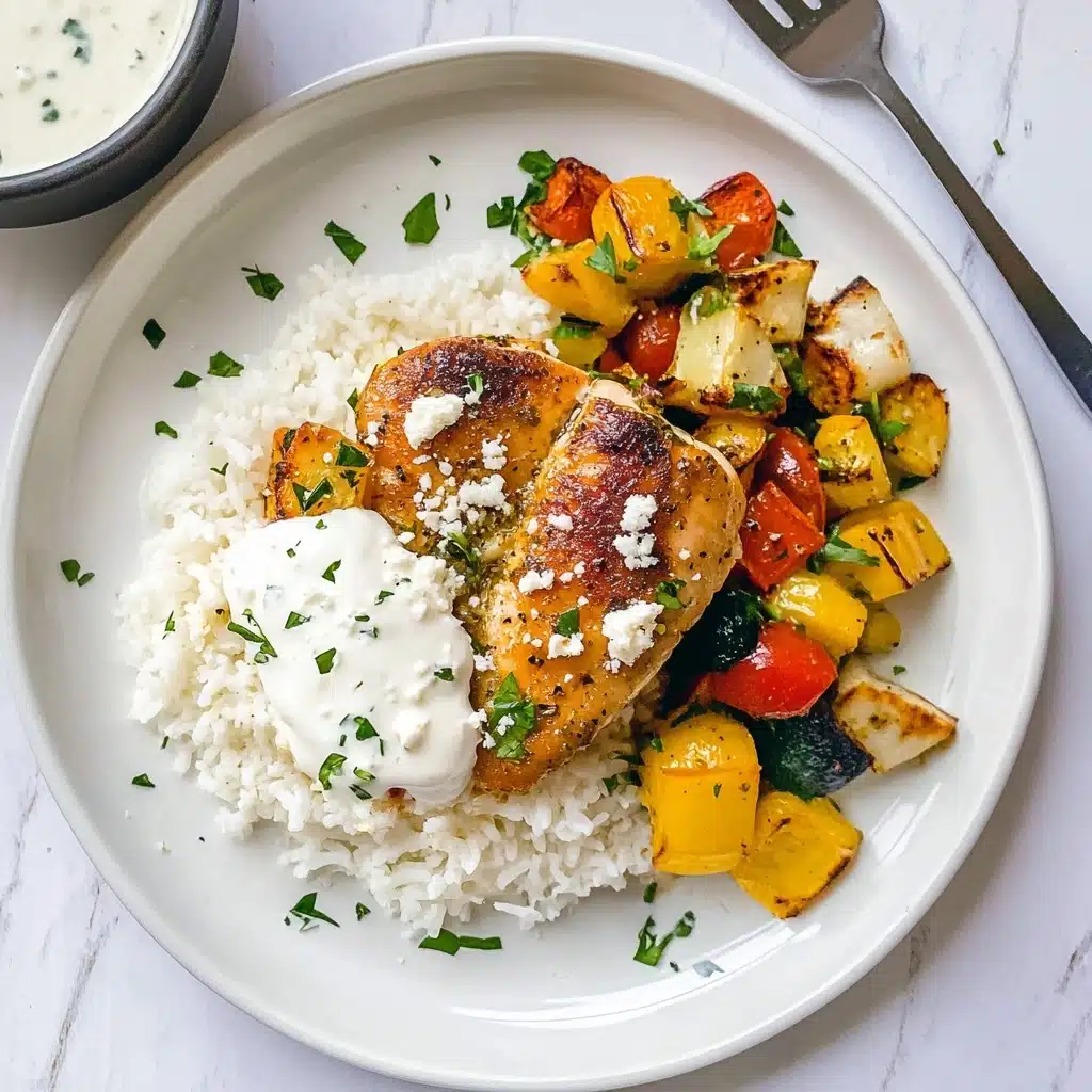 Greek Chicken with Feta and Kalamata Olives Recipe - Recipe Image