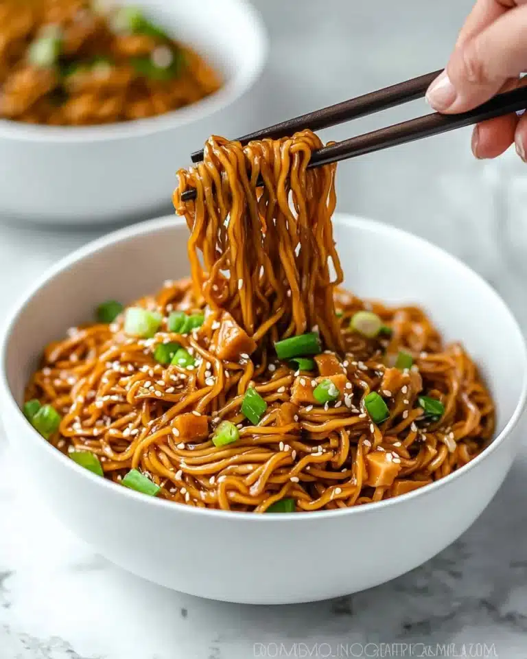 Saucy Ramen Noodles Recipe