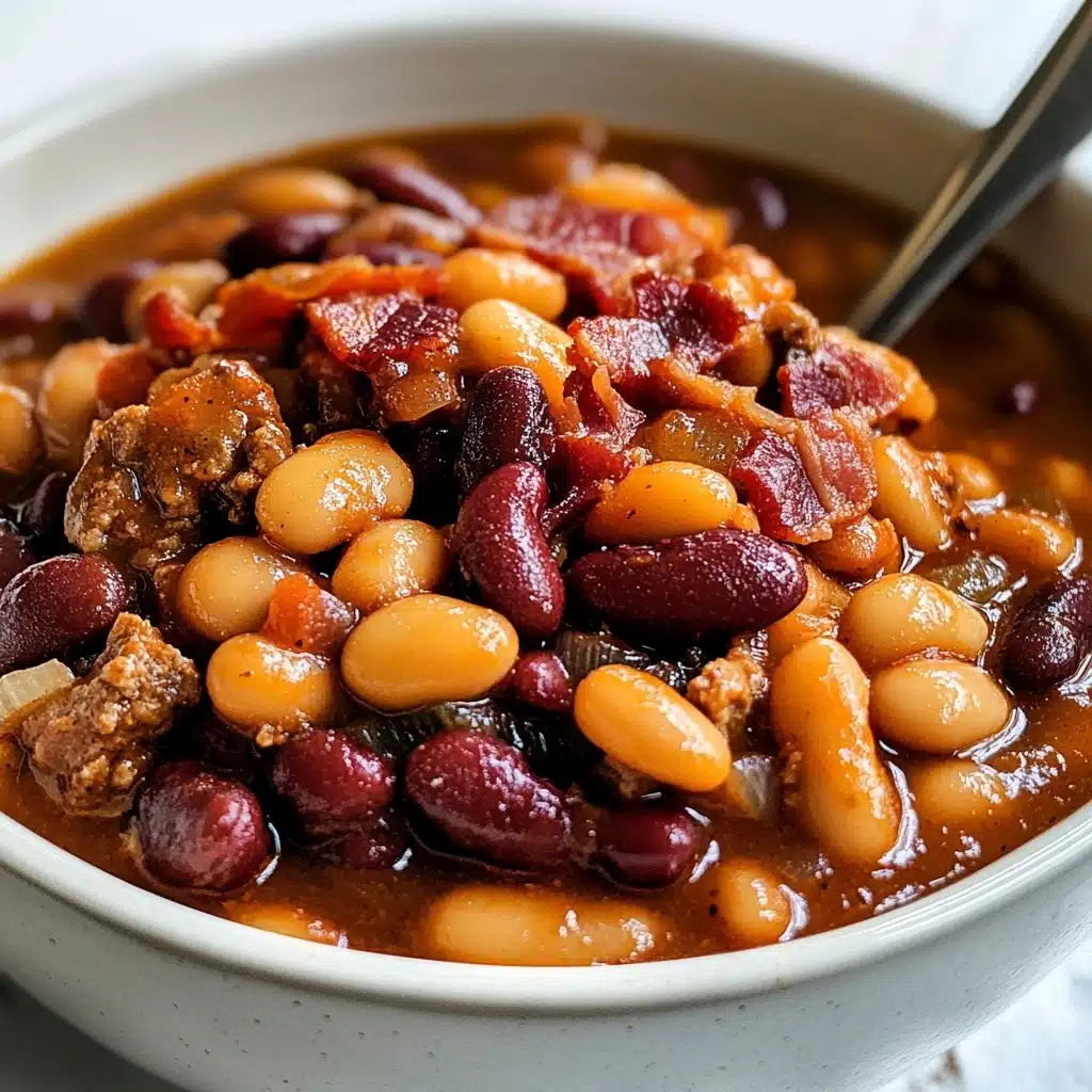 Slow Cooker Cowboy Beans Recipe - Recipe Image