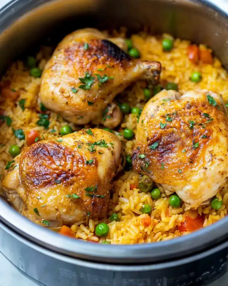 Instant Pot Chicken and Rice Recipe