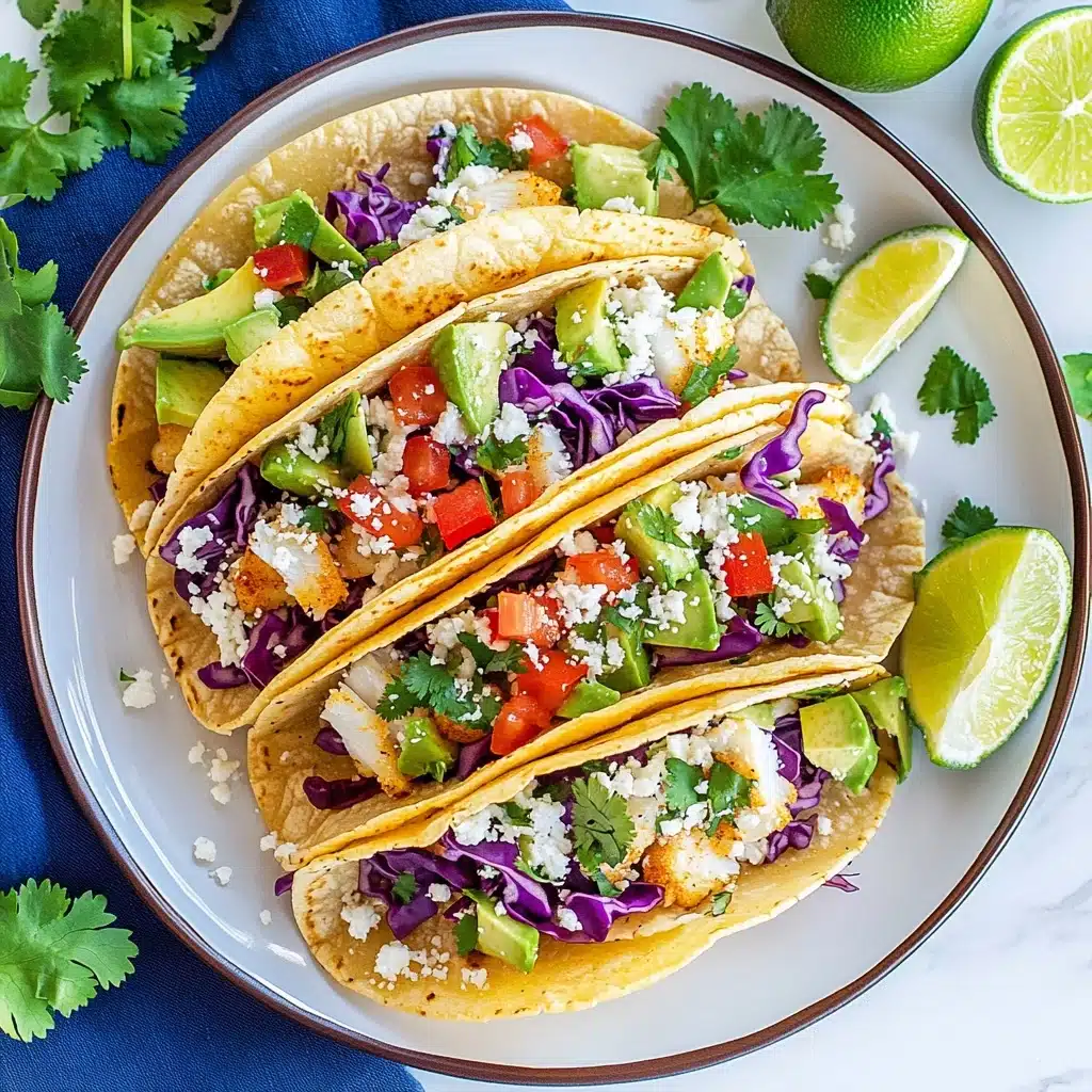Fish Tacos Recipe with Best Fish Taco Sauce Recipe - Recipe Image
