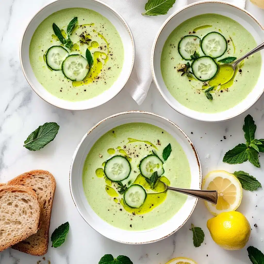Chilled Cucumber Yogurt Soup Recipe - Recipe Image