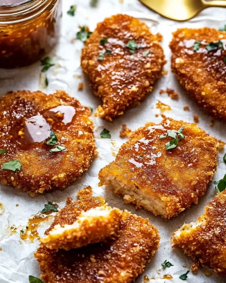 Baked Crunchy Hot Honey Chicken Recipe