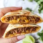 Cheesy Ground Beef Quesadillas Recipe