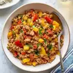 Mom's Ground Turkey and Peppers Recipe