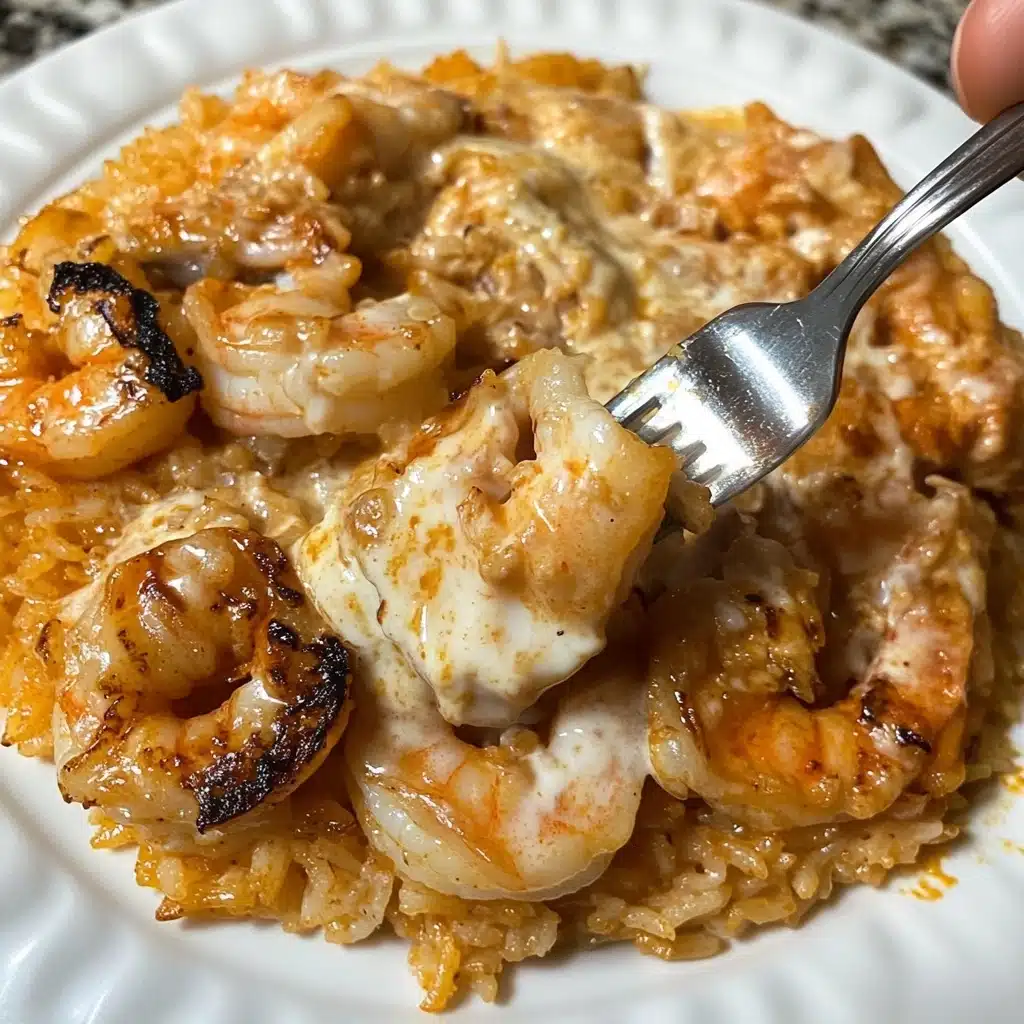 Arroz Con Pollo Y Camarones (Cheesy Chicken, Shrimp and Rice) Recipe - Recipe Image