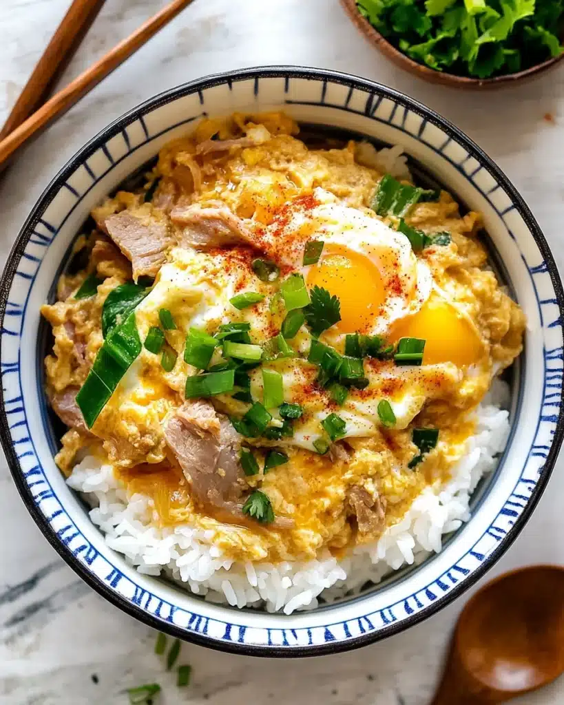 Oyakodon (Chicken and Egg Rice Bowl) Recipe