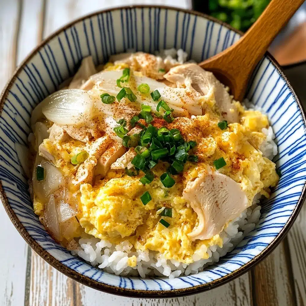 Oyakodon (Chicken and Egg Rice Bowl) Recipe - Recipe Image