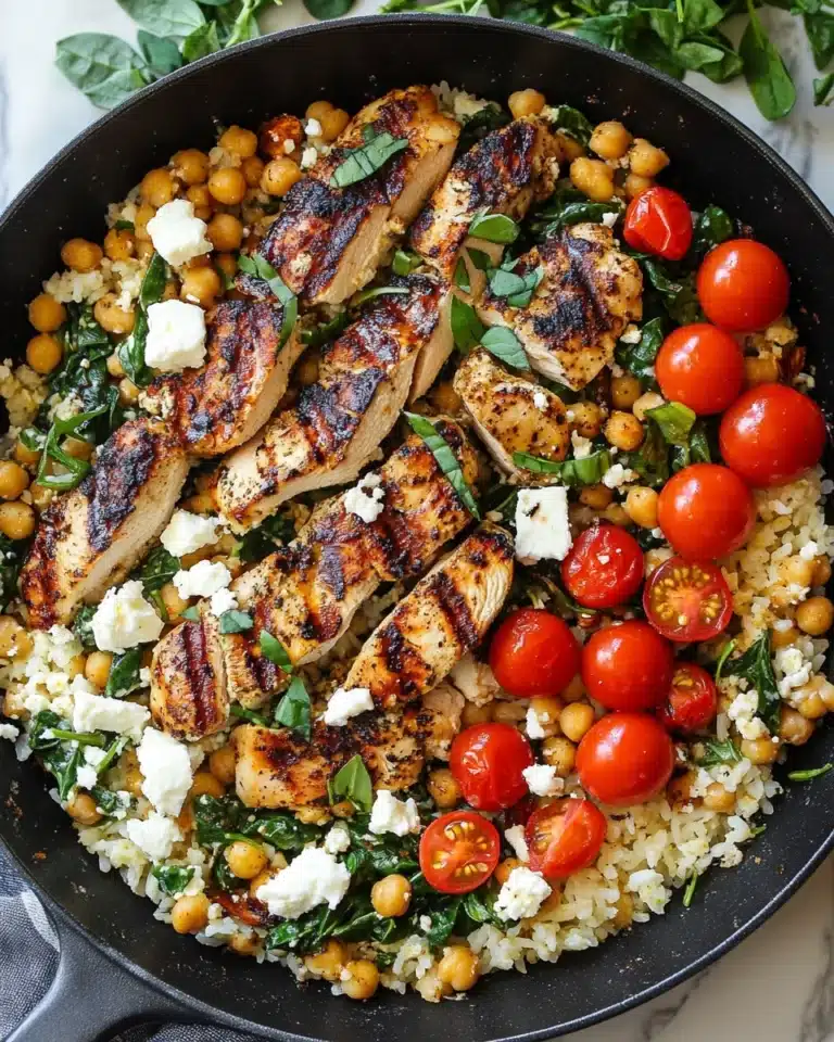 Greek Chicken and Lemon Rice Recipe