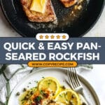 Pan-Seared Rockfish Recipe