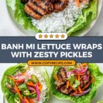 Banh Mi Lettuce Wraps Recipe