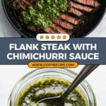 Flank Steak with Chimichurri Sauce Recipe