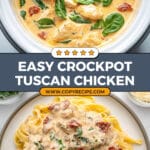 Crockpot Tuscan Chicken Recipe