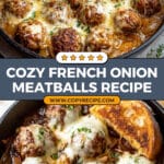 French Onion Meatballs Recipe