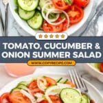 Grandma Winnie’s Tomato, Cucumber, and Onion Salad Recipe