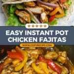 Instant Pot Chicken Fajitas Recipe