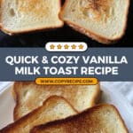 Milk Toast Recipe