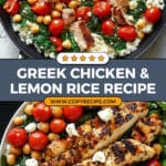 Greek Chicken and Lemon Rice Recipe