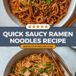 Saucy Ramen Noodles Recipe