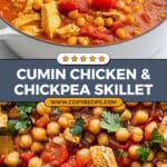 Cumin Chicken & Chickpea Skillet Recipe