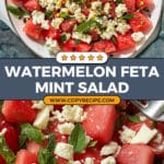 Watermelon Salad with Feta & Mint Recipe