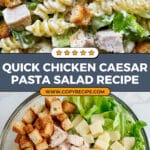 Chicken Caesar Pasta Salad Recipe