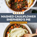 Mashed Cauliflower Shepherd’s Pie Recipe