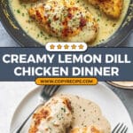 Lemon Chicken in Dill Cream Sauce Recipe