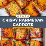Crispy Parmesan Carrots (Cheesy Crust) Recipe