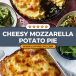 Mozzarella Potato Pie Recipe