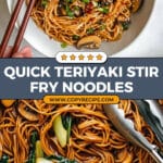 Teriyaki Stir Fry Noodles Recipe