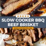 Slow Cooker Beef Brisket with BBQ Sauce Recipe