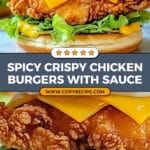 Spicy Crispy Chicken Burger Recipe