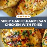 Chicken Fillet in Spicy, Creamy Garlic-Parmesan Sauce Recipe