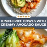 Kimchi Rice Bowl with Jammy Eggs Recipe