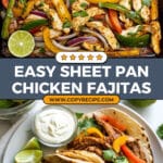 Sheet Pan Chicken Fajitas Recipe