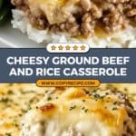 Cheesy Ground Beef and Rice Casserole Recipe