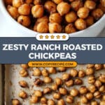 Cool Ranch Roasted Chickpeas Recipe