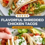 Shredded Chicken Tacos Recipe