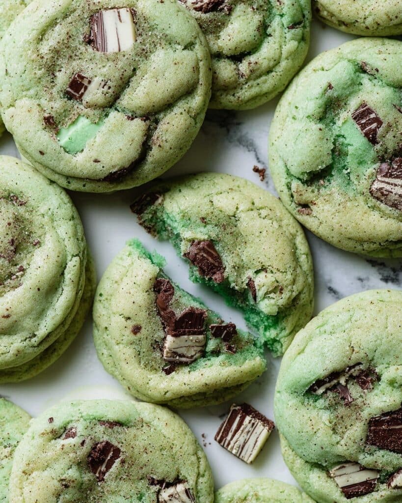 Mint Chocolate Chip Cookies Recipe