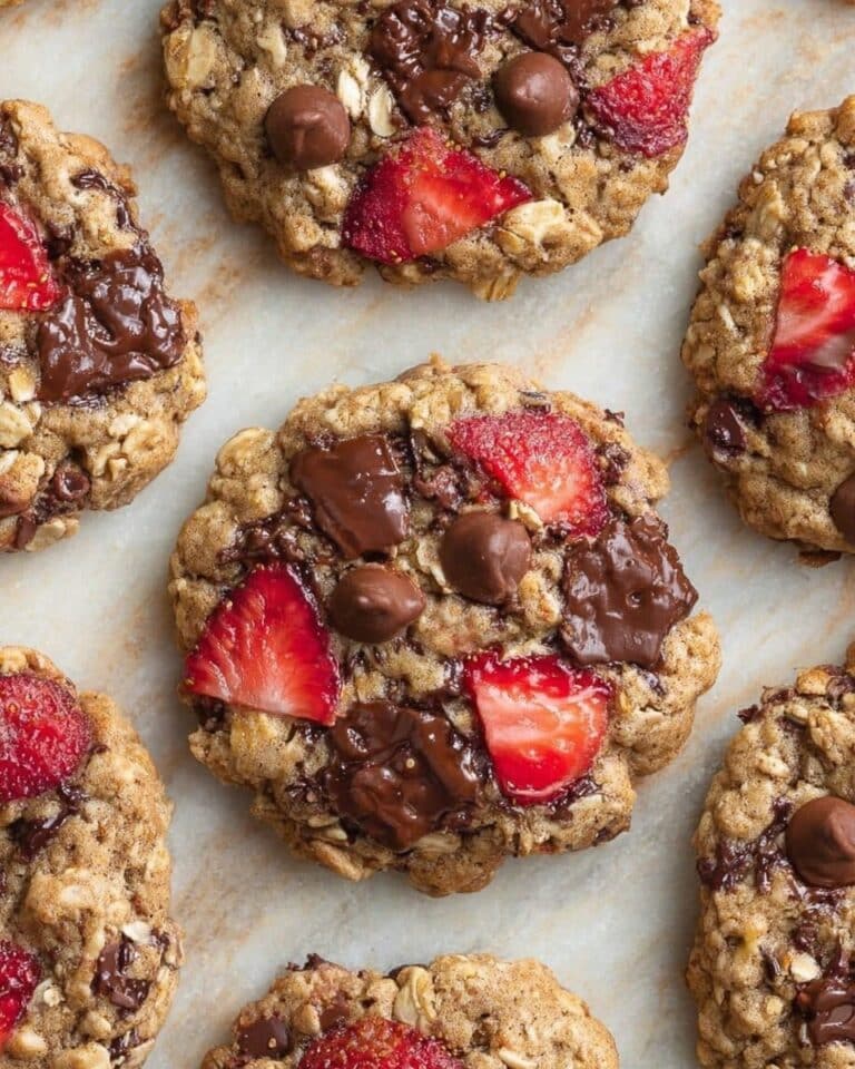 Strawberry Banana Oat Cookies Recipe