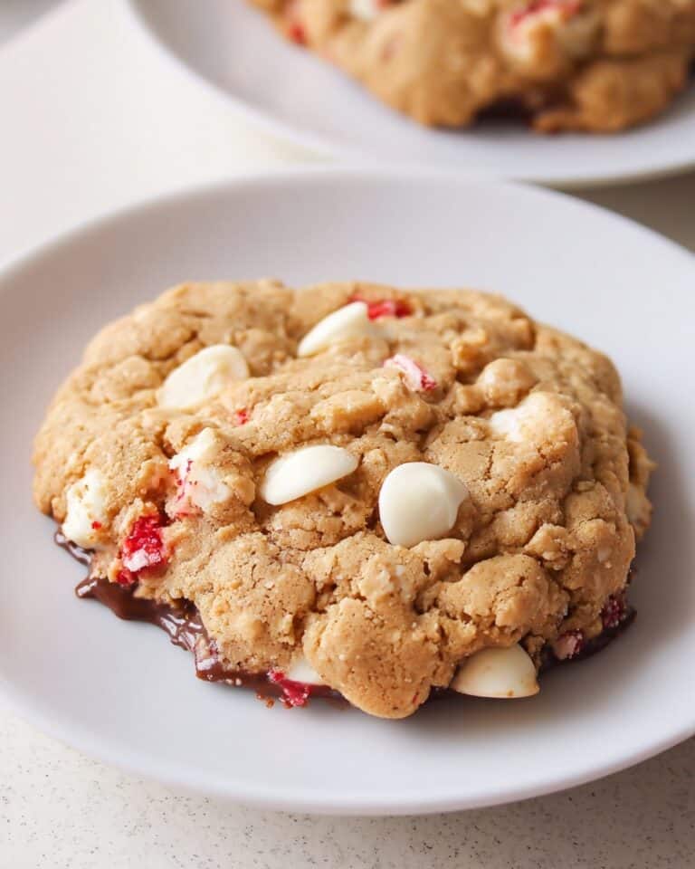 Peppermint Bark Peanut Butter Cookies Recipe