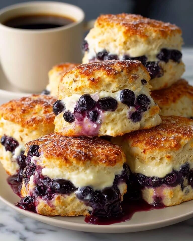 Blueberry Biscuits with Lemon Glaze Recipe