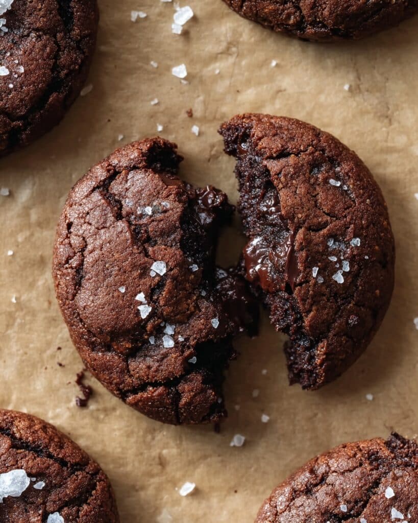 Salted Chocolate Buckwheat Cookies Recipe