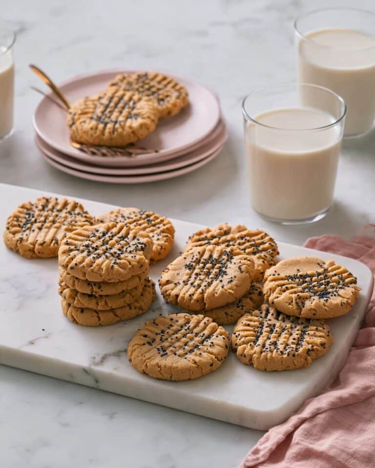 Miso Peanut Butter Cookies With Sesame & Chocolate Recipe