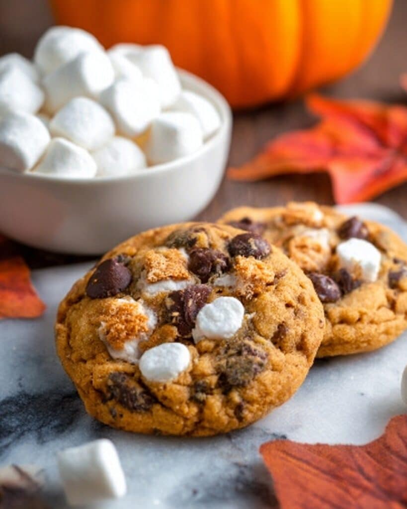 Pumpkin S’mores Cookies Recipe
