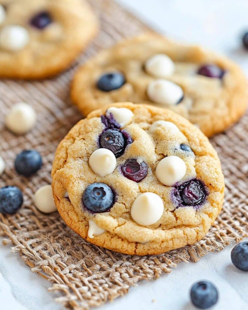 Blueberry White Chocolate Cookies Recipe