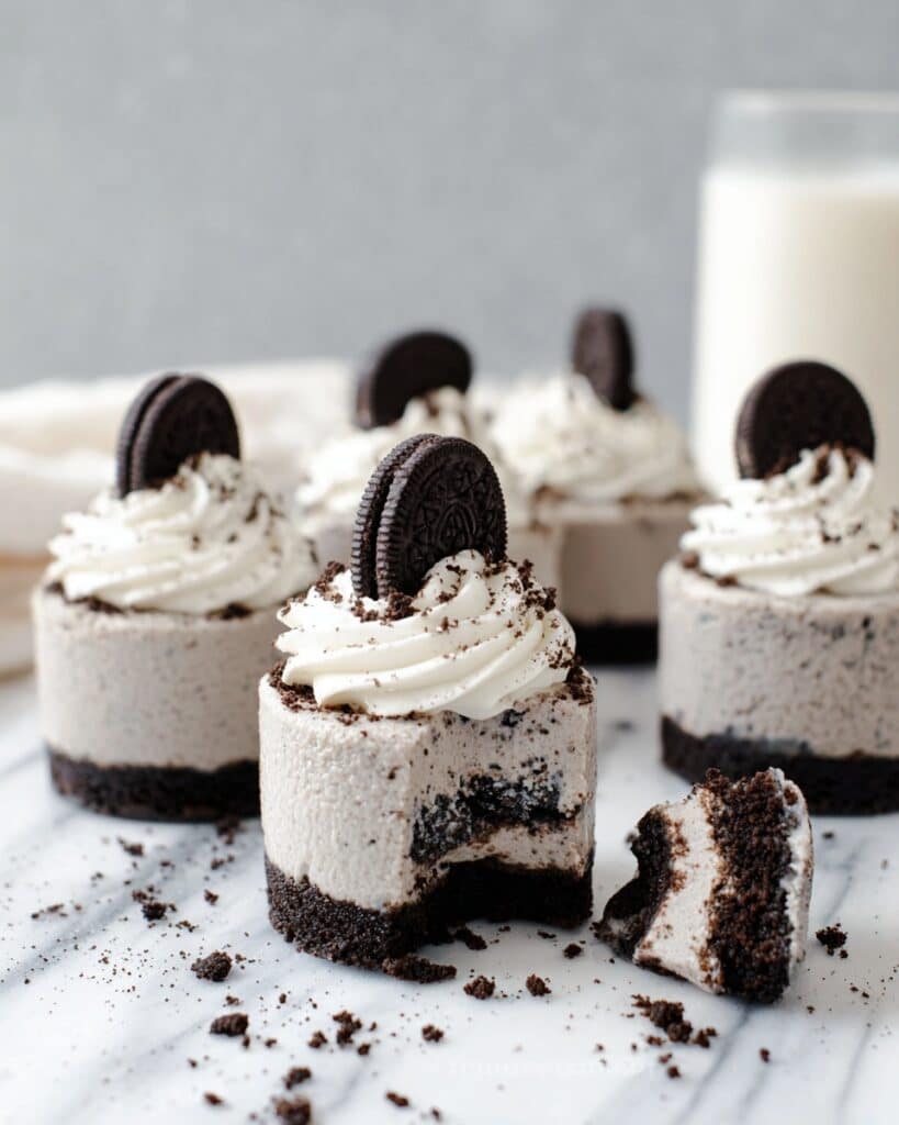Mini No-Bake Oreo Cheesecakes Recipe