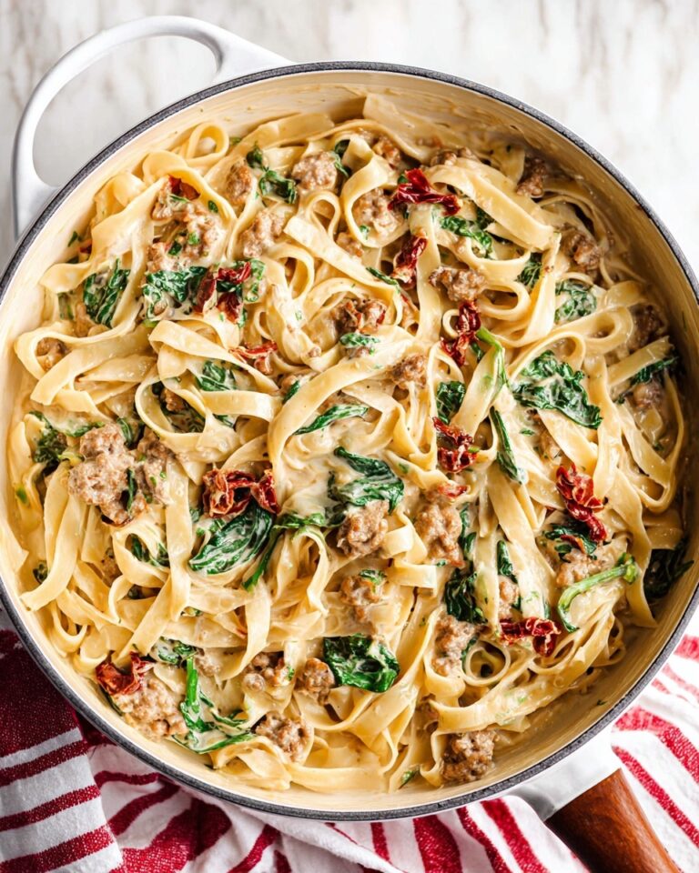 Tuscan Sausage Pasta Recipe